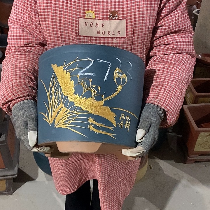 紫砂花盆紫砂花盆