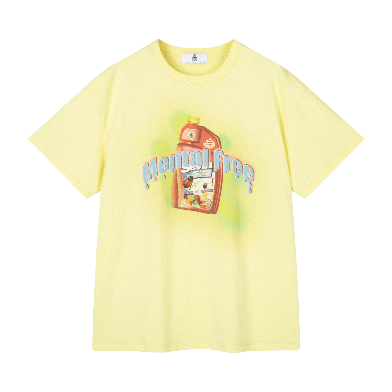 MENTAL FREE 25SS 杀虫剂印花TEE