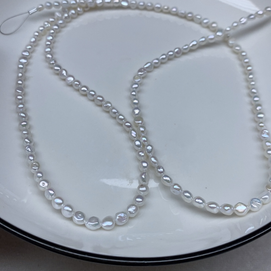 淡水珍珠未镶嵌颈饰发2条