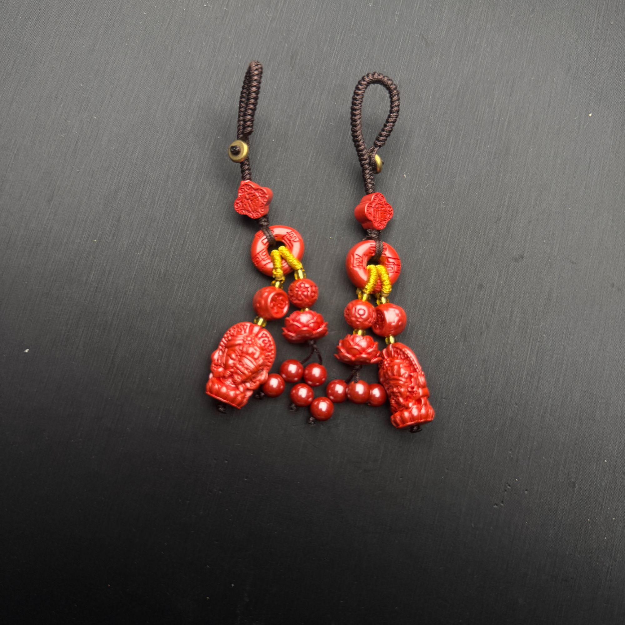 ZBG1018辰砂扎基拉姆挂坠（天然珠宝多样性发其一）