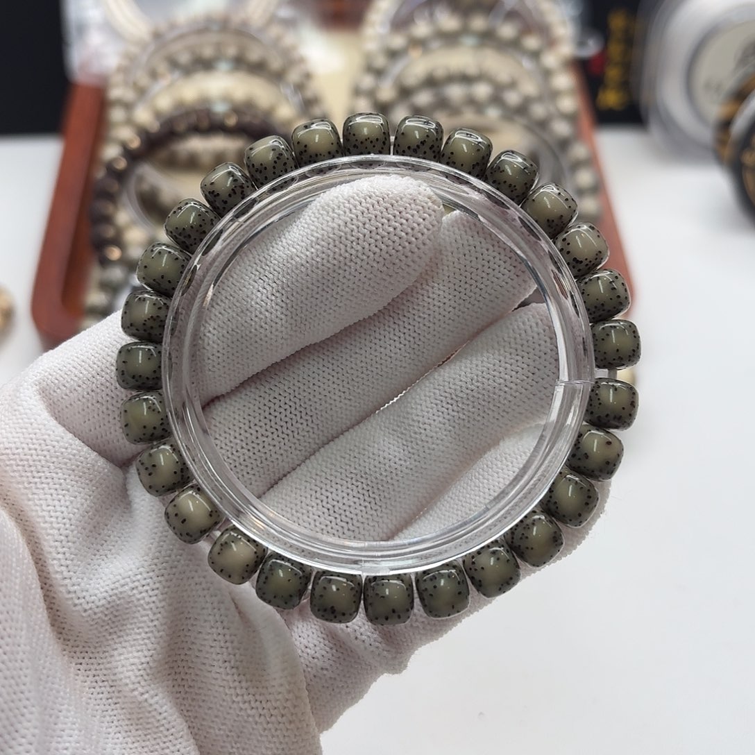 吊坠星月菩提103灭世糯冰双留白8