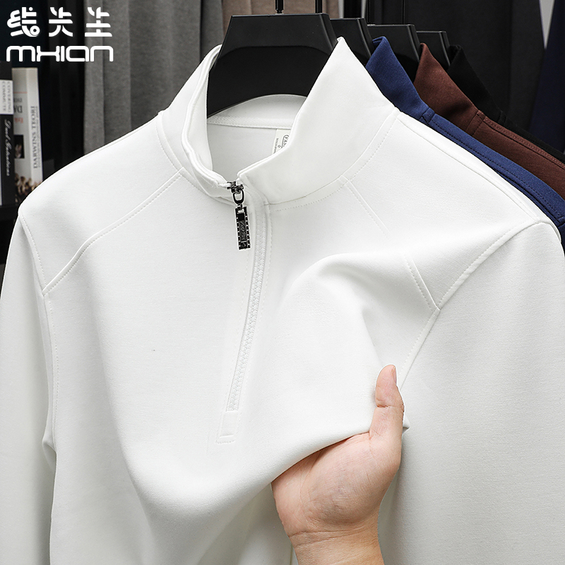【时尚立领拉链款】轻奢甄选亲肤舒适保暖时尚卫衣男士休闲长袖T恤