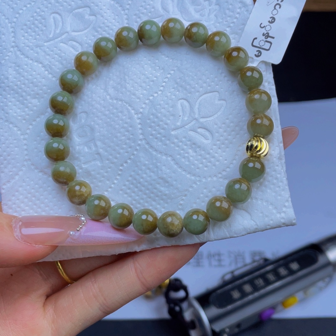 未镶嵌手链翡翠手串