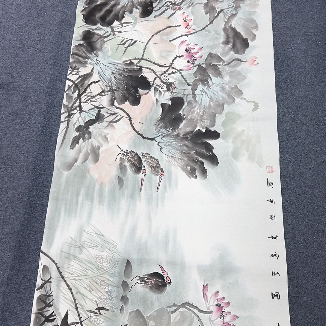 国画宣纸国画纯手绘作品