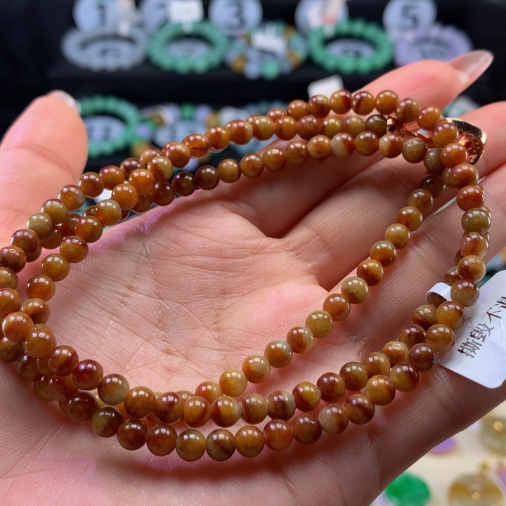 翡翠手链未镶嵌翡翠5+