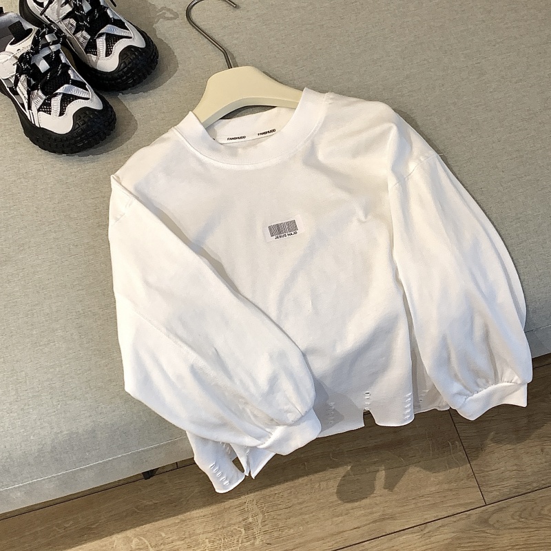 男童打底衫破洞长袖T春秋2025春季新品37583