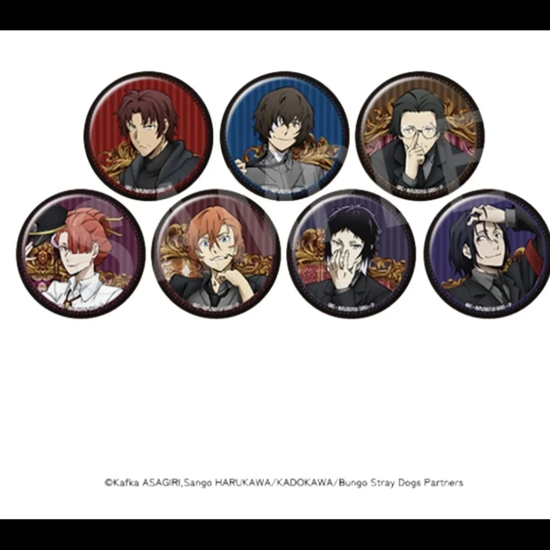 【文豪野犬】日谷 心形吧唧全系列/椅子吧唧文豪系列潮玩盲盒