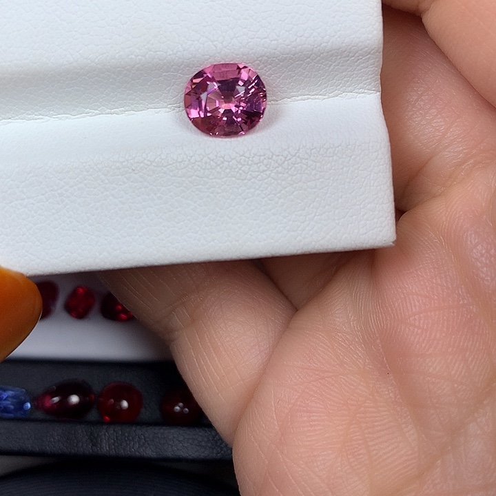 未镶嵌碧玺裸石1.82ct阿富汗粉碧玺