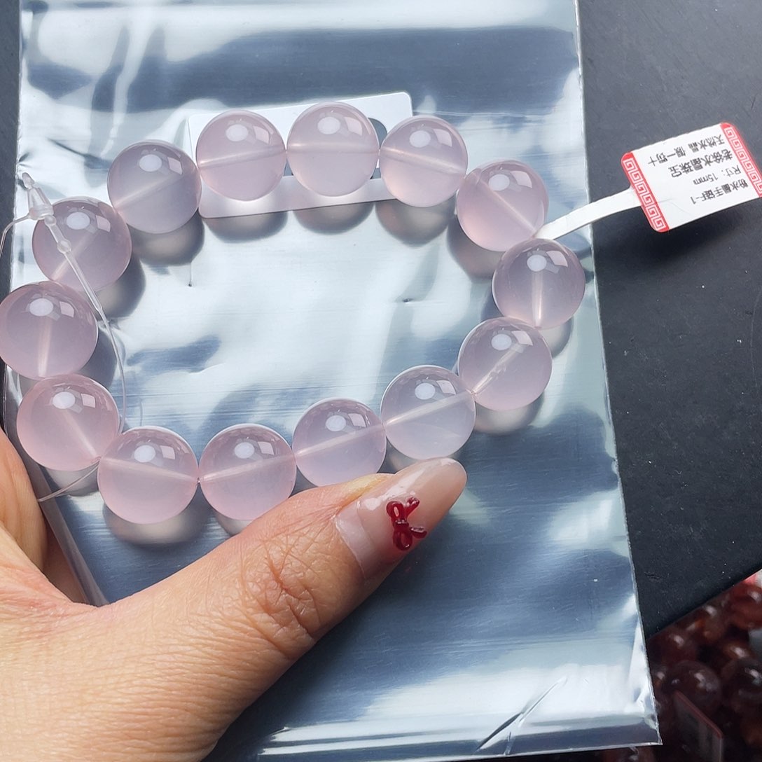水晶手串042。未镶嵌财***来