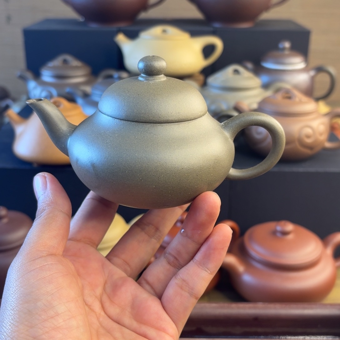 段泥茶壶微瑕福利四号井青段半手梨形容量170