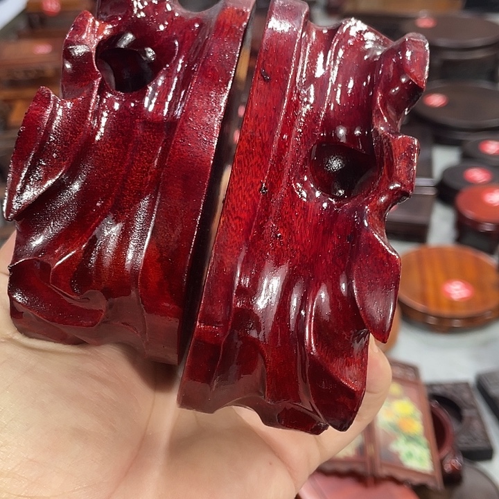 红木底座工艺品紫砂红木底座工艺品2个公分13公分