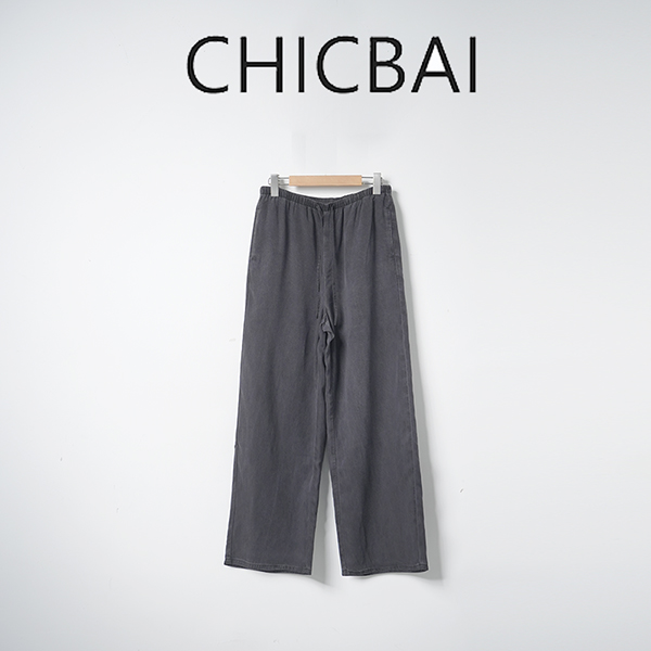 CHICBAI 莱赛尔超垂顺抽绳橡筋裤NZ203