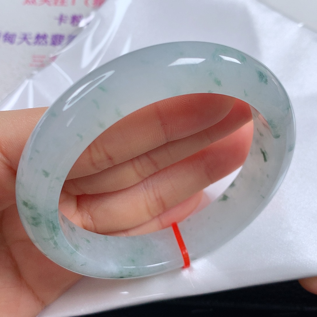翡翠手镯未镶嵌轮胎①③②