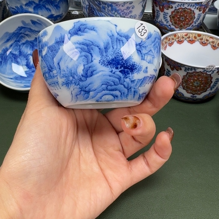 沙沙手工手绘茶具133