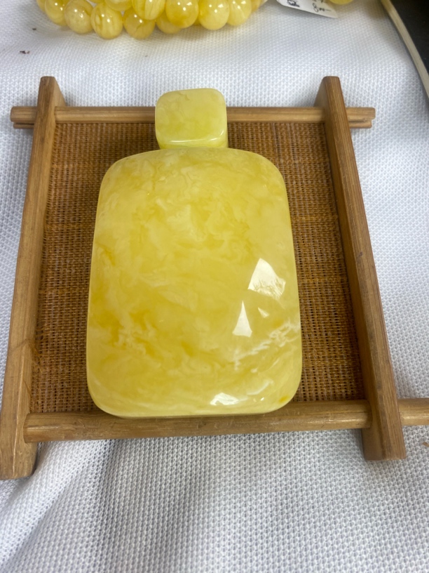 俄料鸡油黄572单面皮平安牌