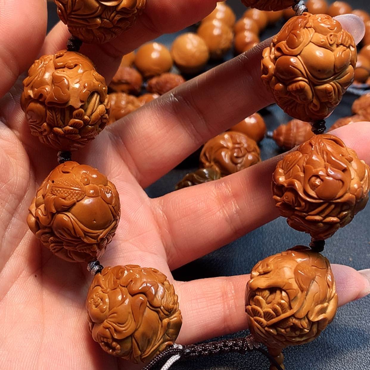 【闪购商品】橄榄核手串/手链胡*哥橄榄雕