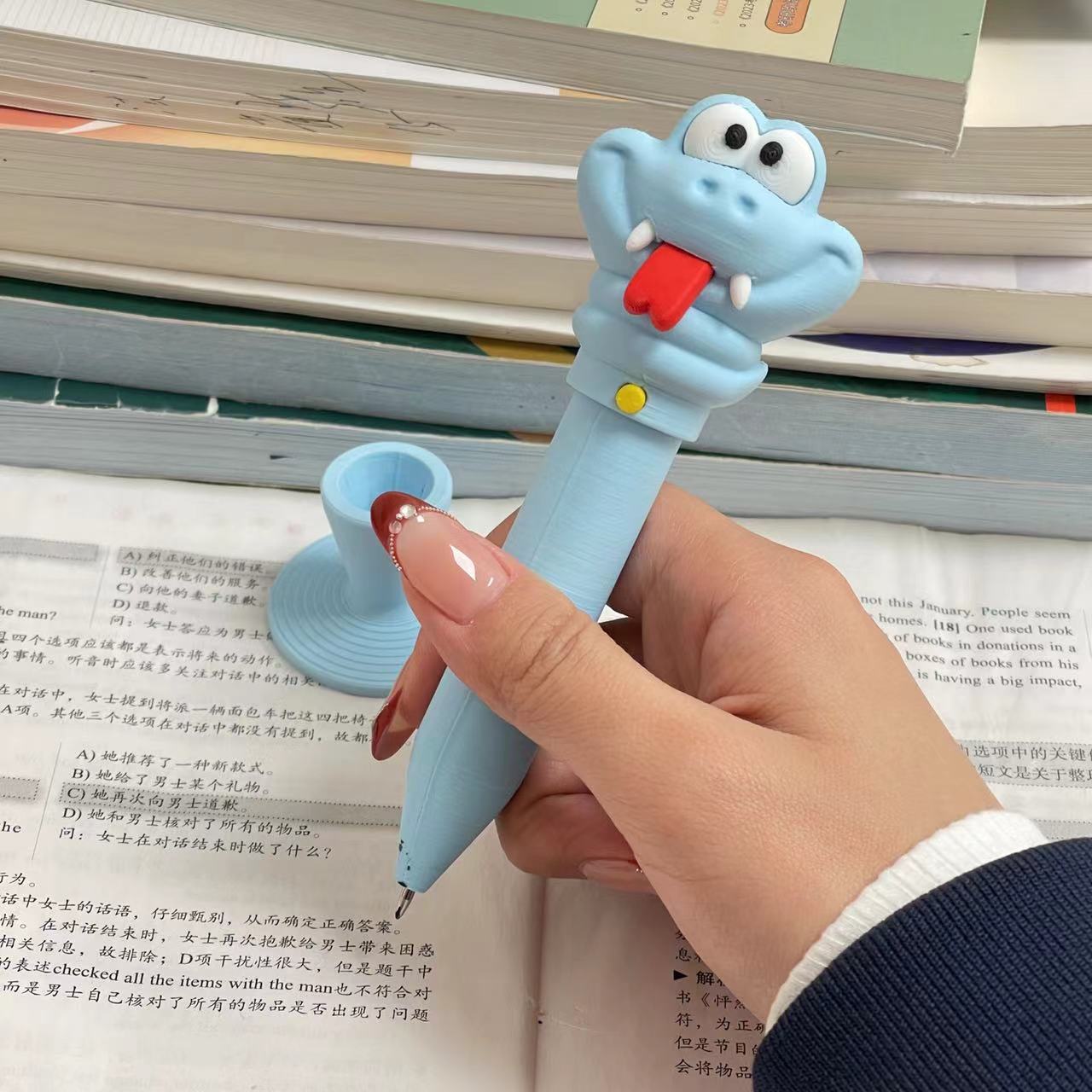 【喵喵】动物城周边盖瑞一条蛇3D打印摆件卡通血清解毒笔可爱饰品