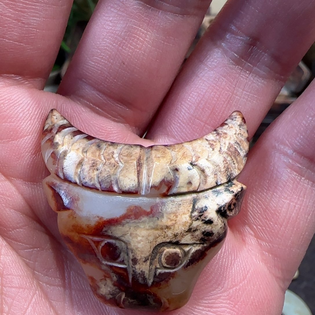 哦***）和田玉（糖玉）未镶嵌挂件