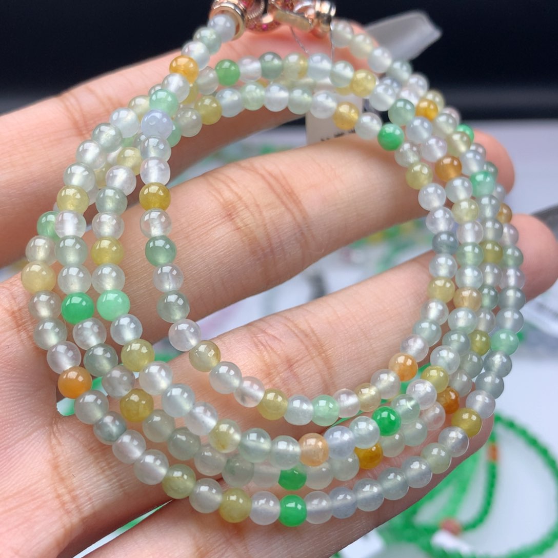 翡翠手链未镶嵌卡