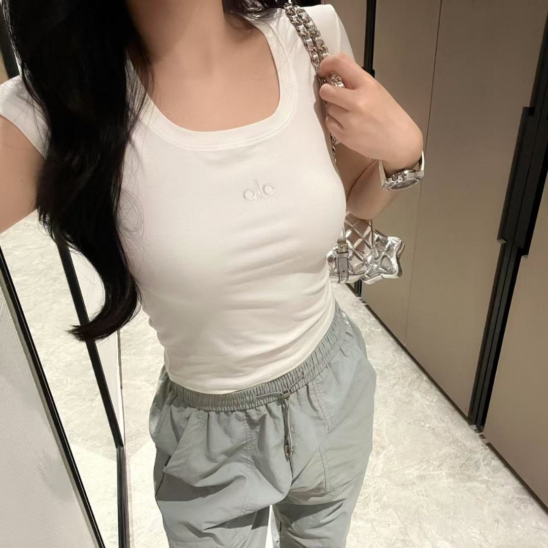 休闲风极简风法式风背心吊带白色百搭打底夏季纯色外穿T恤