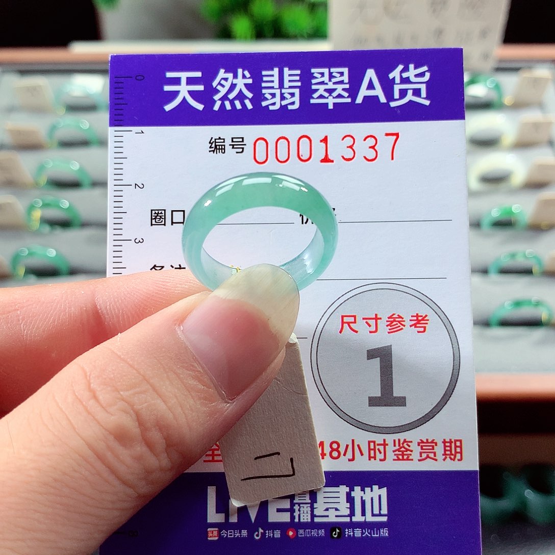 翡翠戒指未镶嵌17号