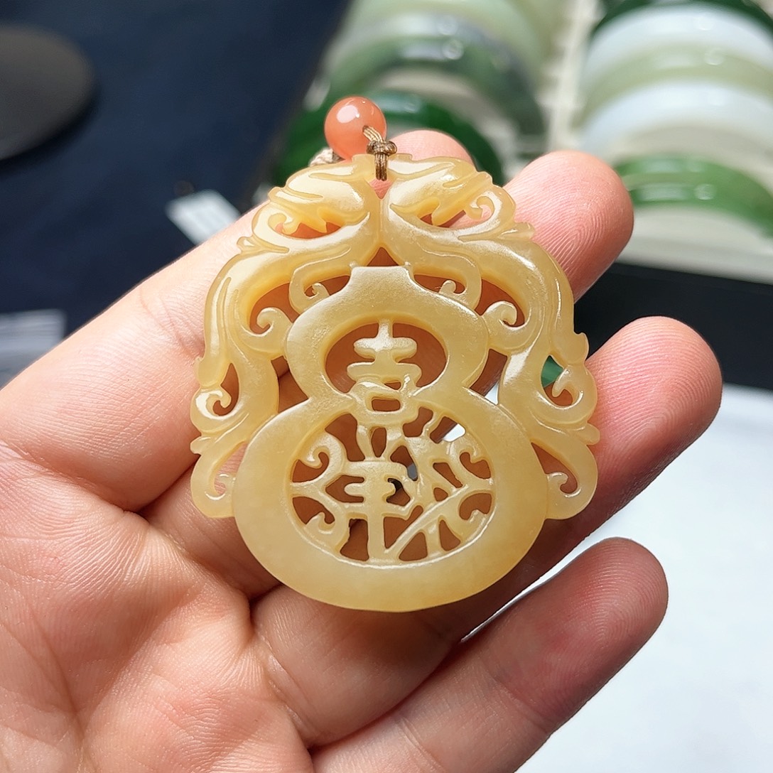 和田玉（糖玉）未镶嵌吊坠(不含链)4