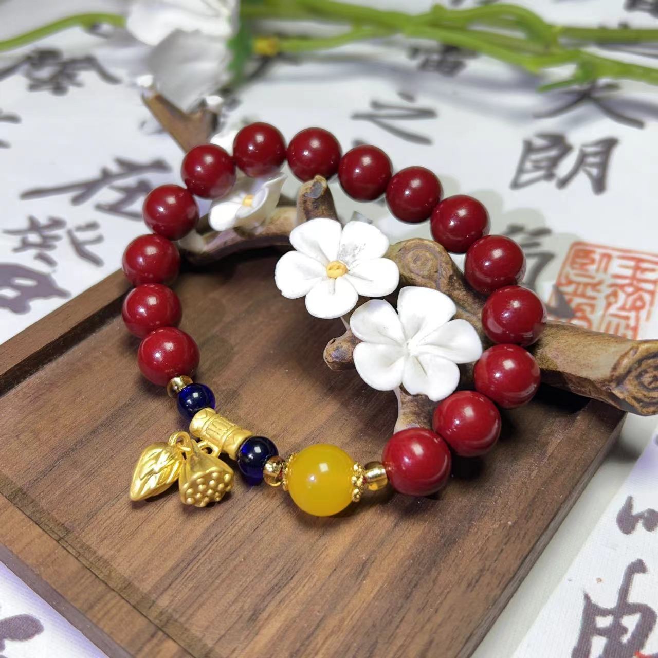 含辰砂工艺品朱砂两世欢1170014