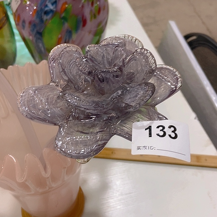 无铅玻璃琉璃花高45口9