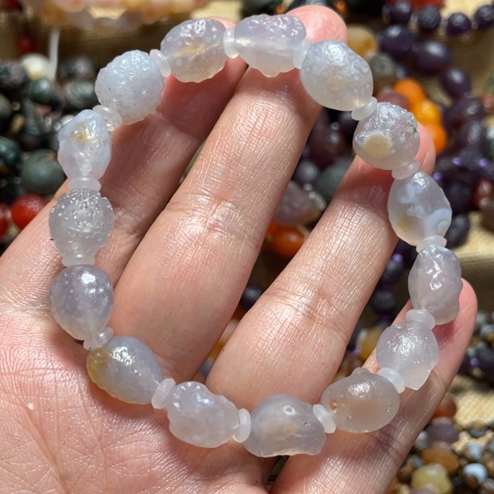 玛瑙/玉髓合金手链