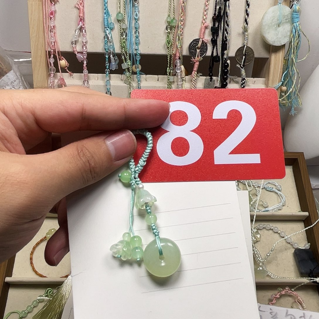 蛇纹石玉合金颈饰