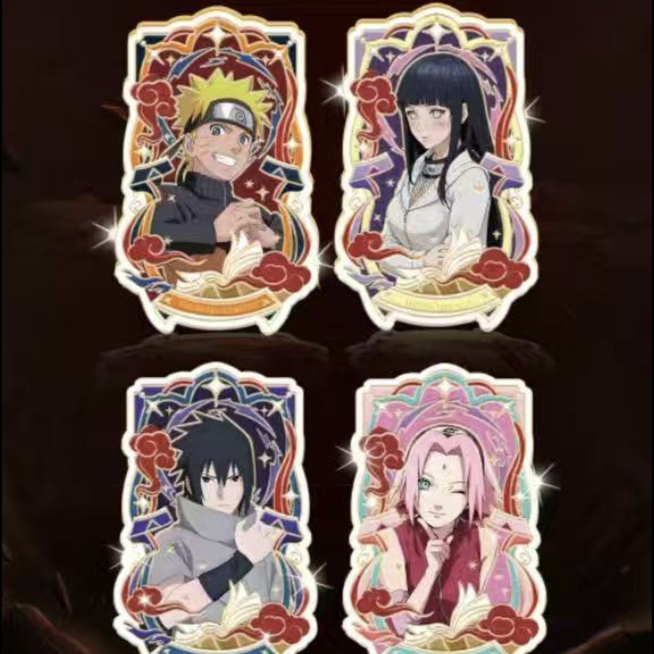 大转盘火影忍者二创色纸盲盒