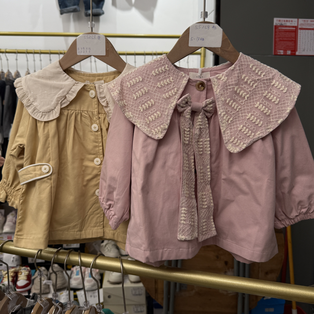 55258春秋新款女童休闲外套儿童