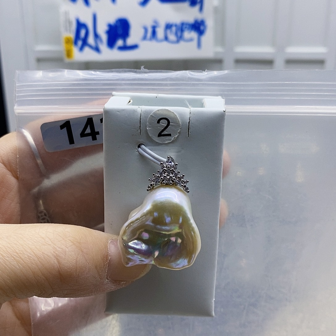 颈饰合金淡水珍珠_***i