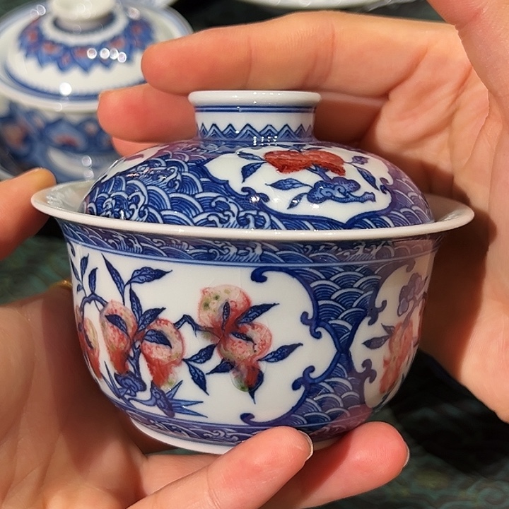 ?**?微瑕臻玉古坊原矿孔雀石釉里红