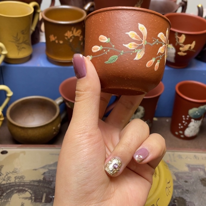 紫砂茶杯紫砂主人杯