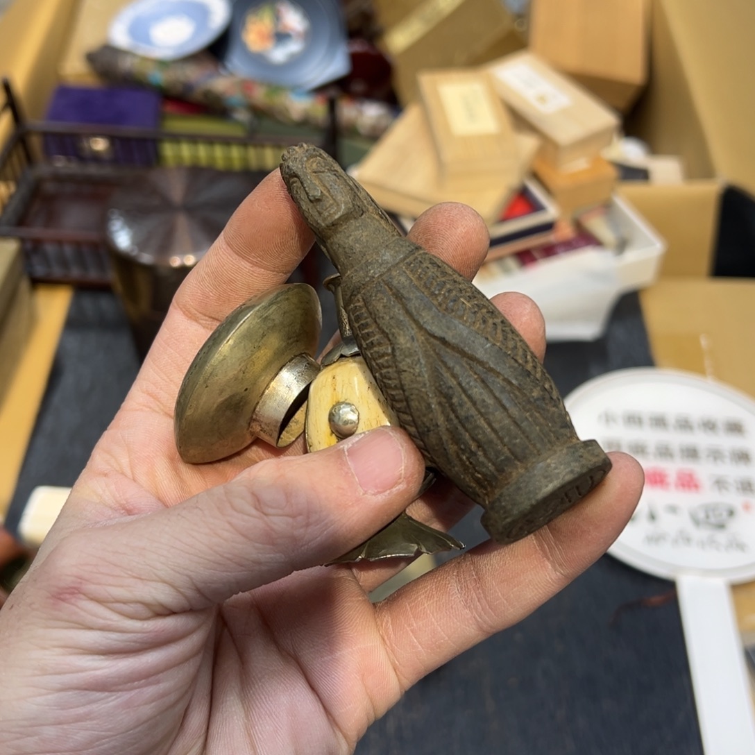 盛***人石材中古工艺品摆件