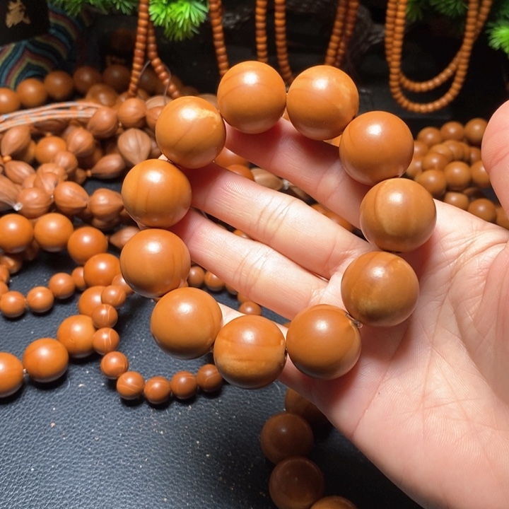 橄榄核手串2.1尺寸光珠