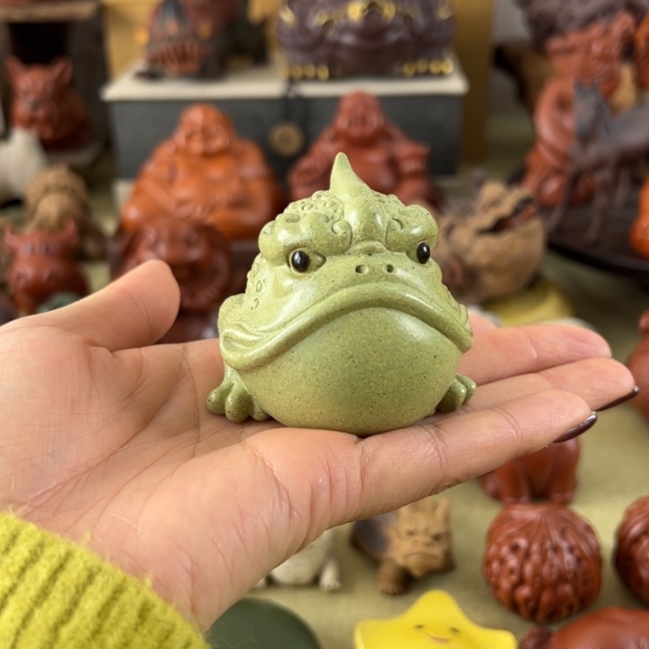 紫砂茶宠紫砂金蟾