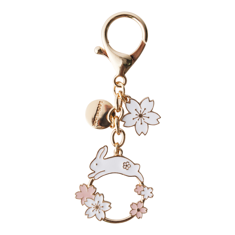 樱花兔子金属挂件 LAC015WHT 
