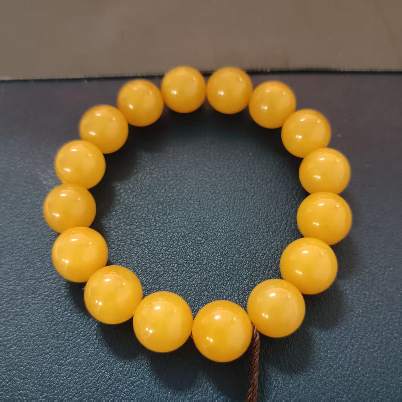 （满三免一）ML05004清末老蜜蜡 精品中号手串