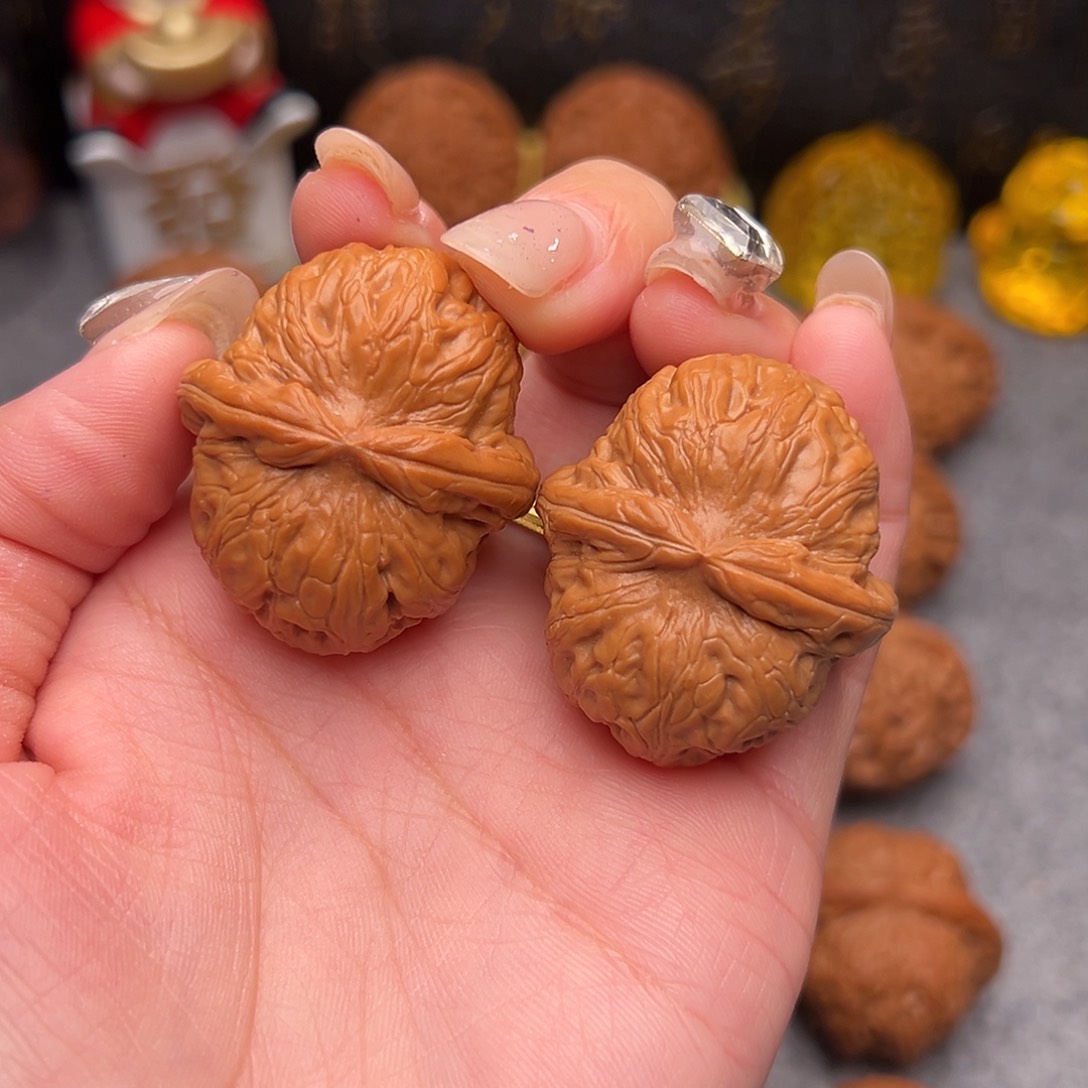 把件文玩核桃毕业精品精配元宝全品38
