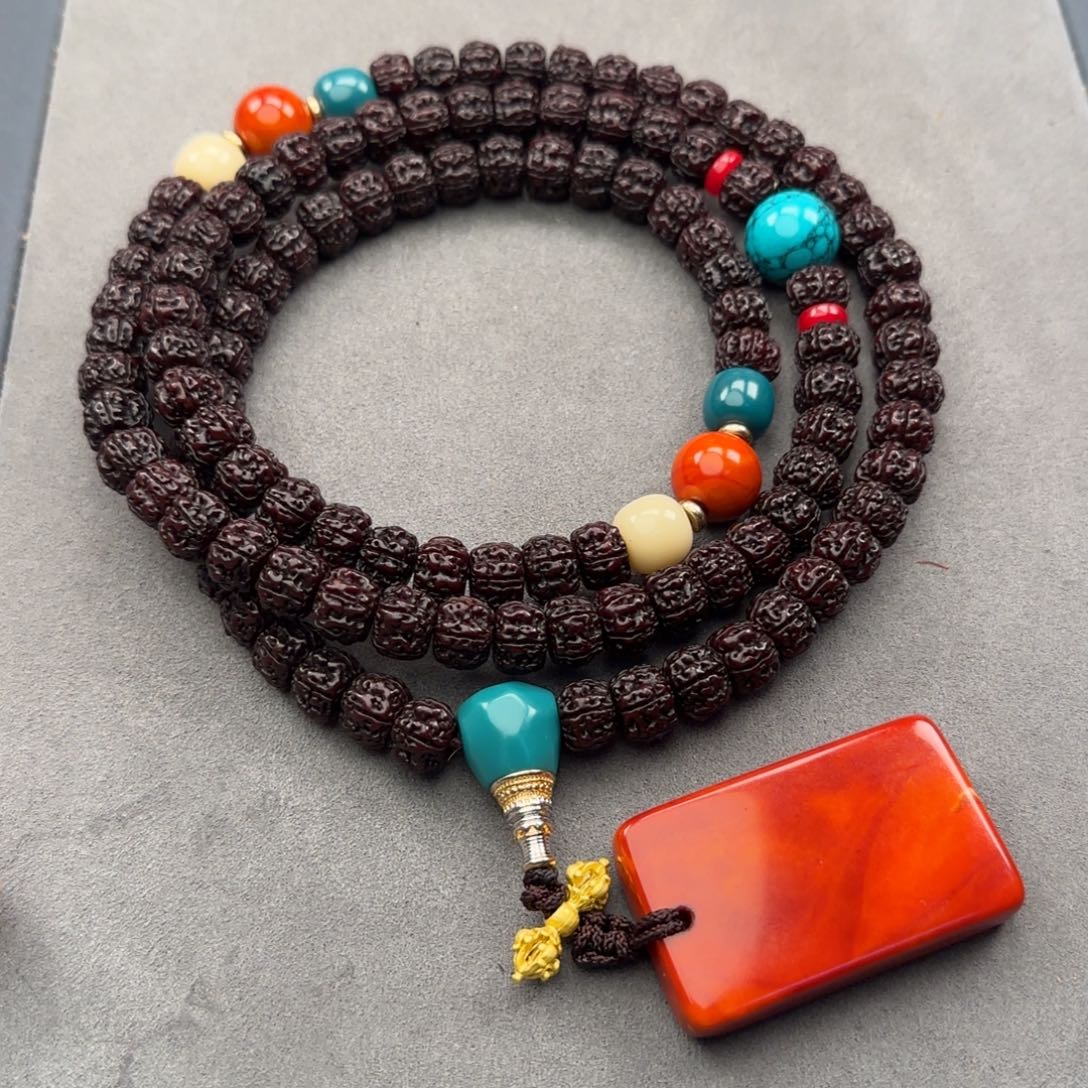 金刚菩提吊坠明*黑金