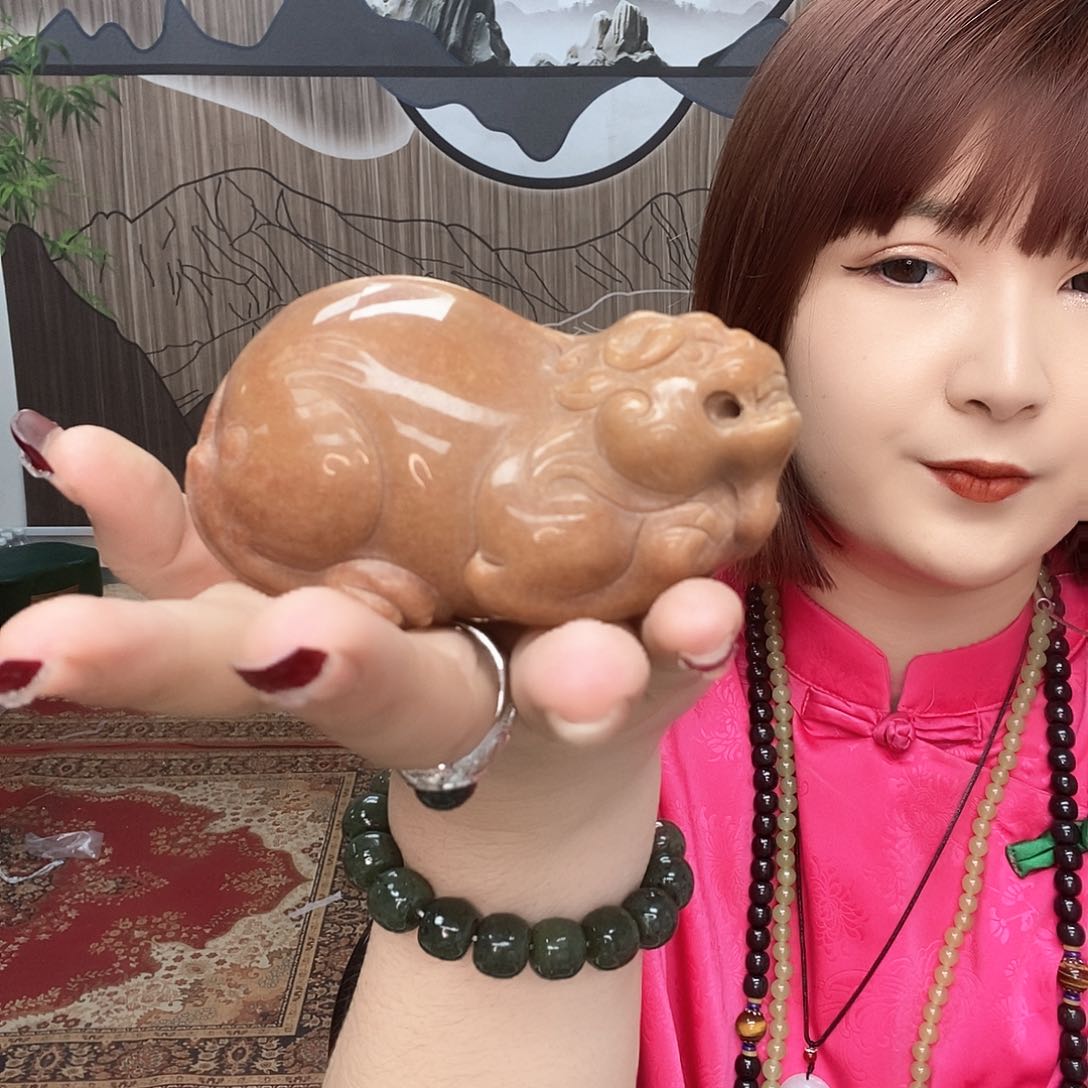 和田玉把件未镶嵌