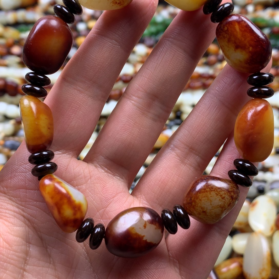 和田玉手链未镶嵌