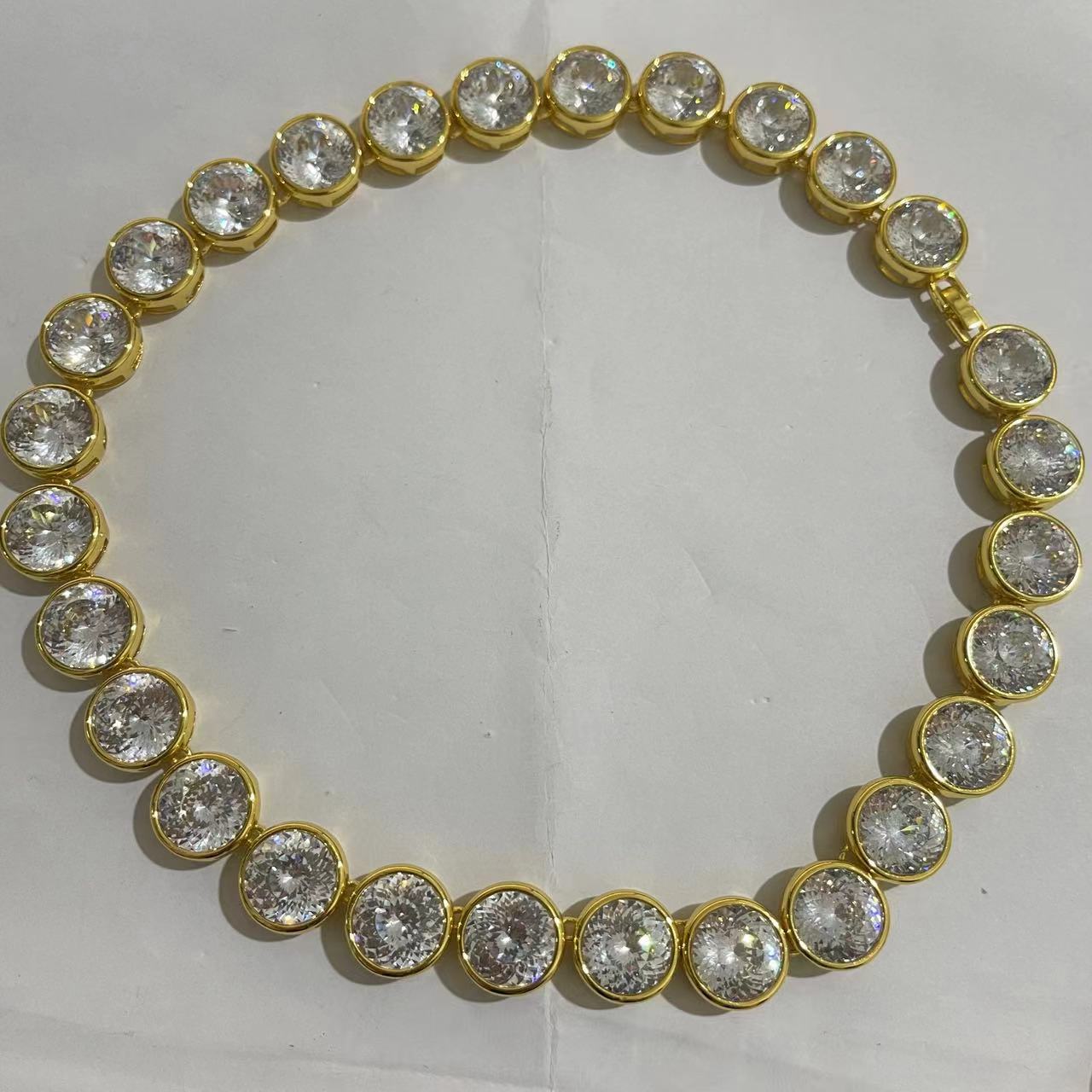 臻选项链  经典百搭设计金色项链XG923