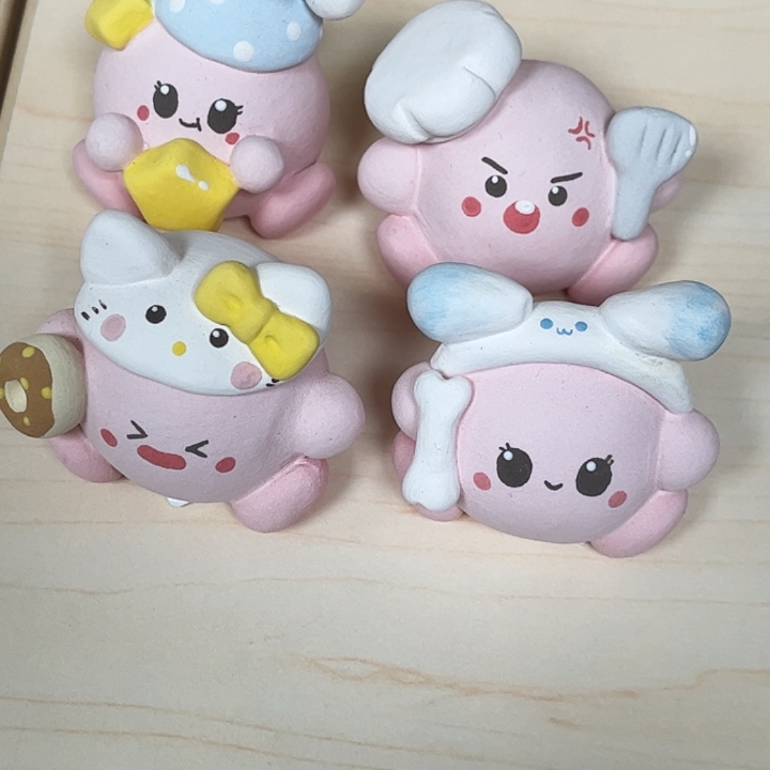 平***我888。 星之卡比摆件4个