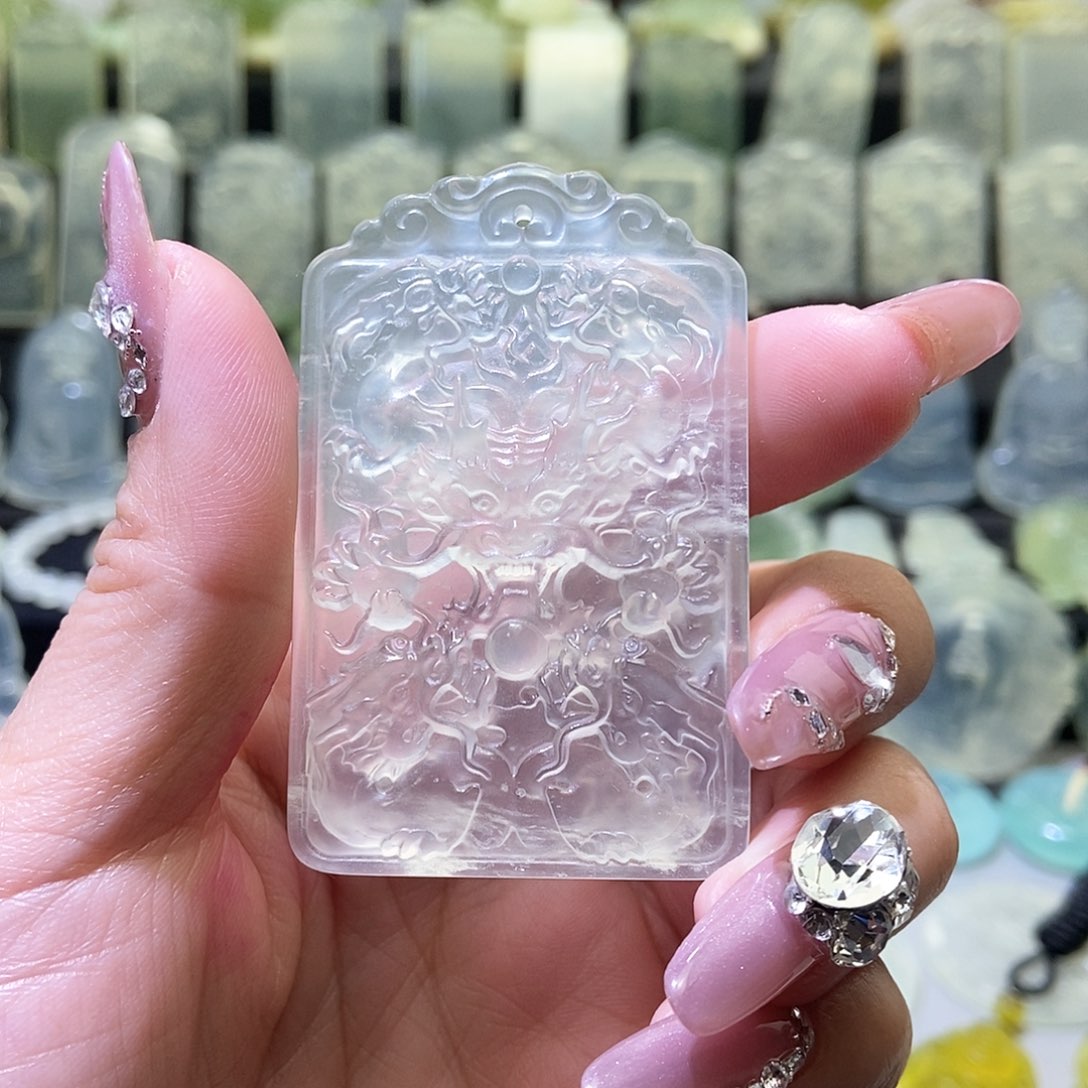 岫玉吊坠未镶嵌吊坠