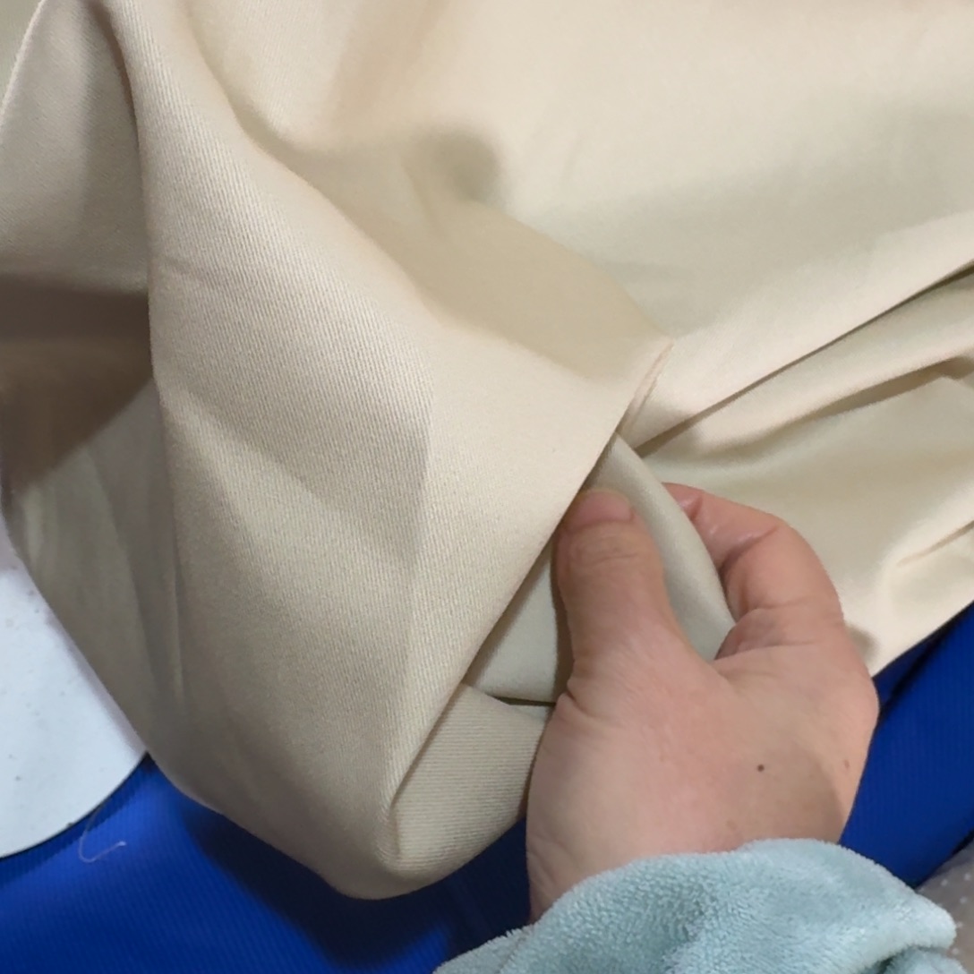 棉港货纯棉斜纹纱卡1米价x1.4米宽对面福利米杏