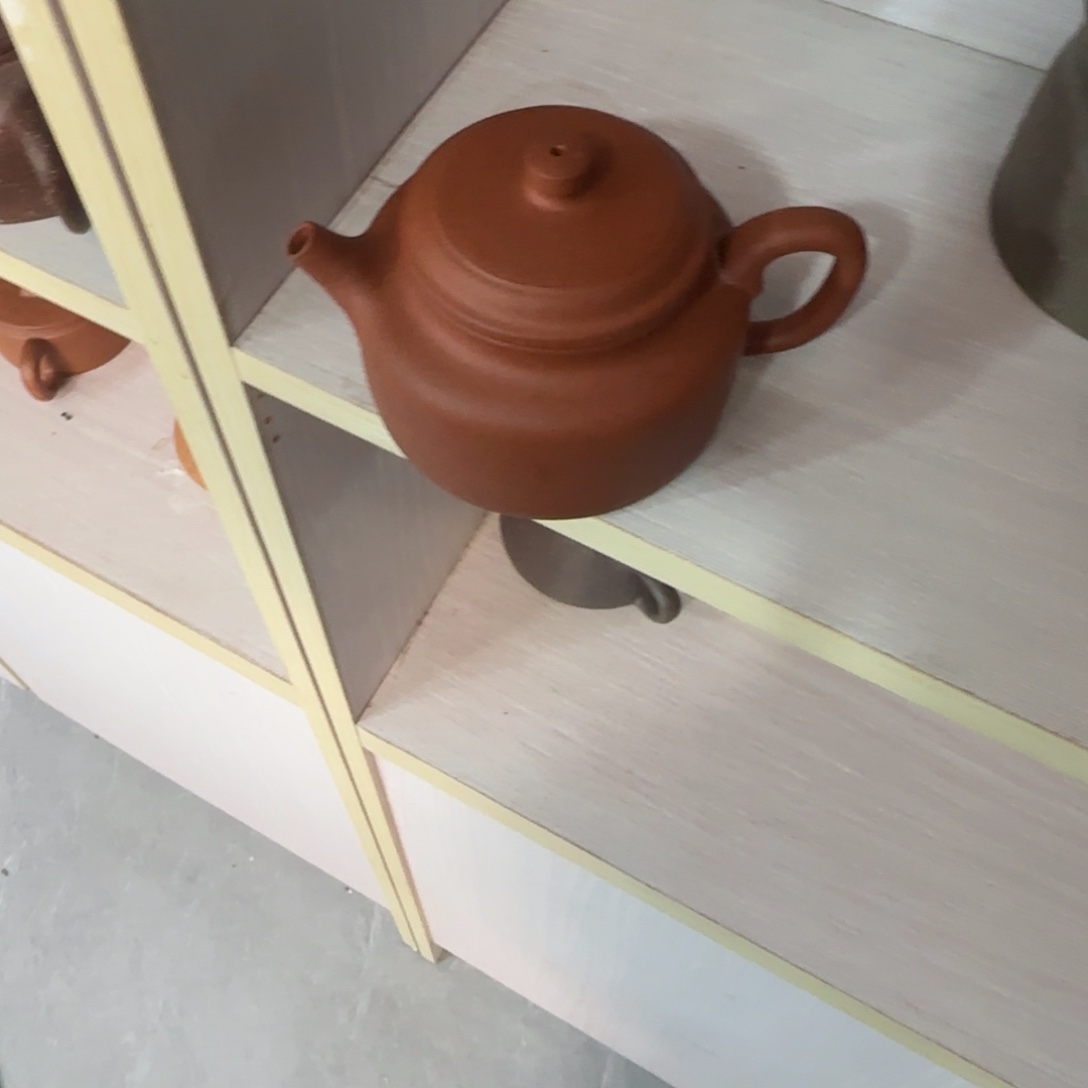 撞***來茶壶紫砂40目大红泥德钟220cc