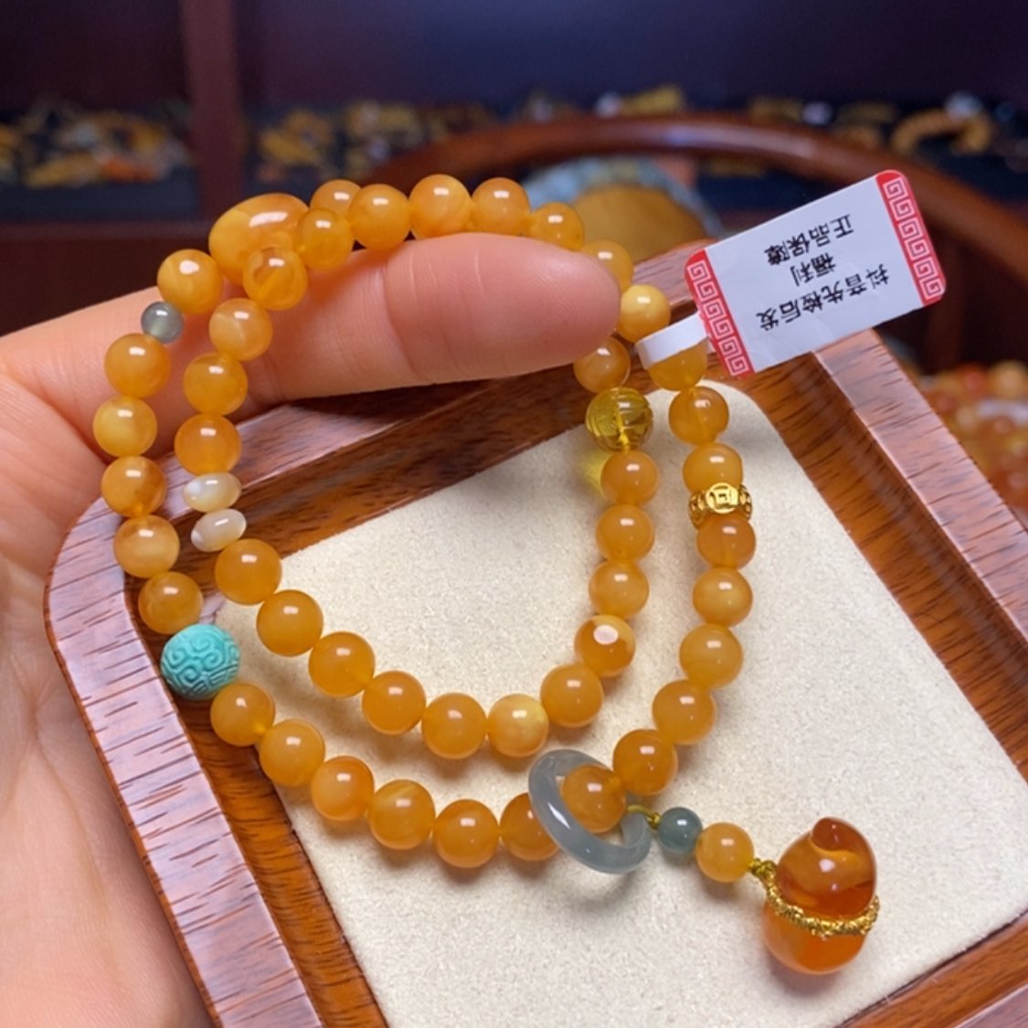 【闪购商品】蜜蜡手链未镶嵌手串